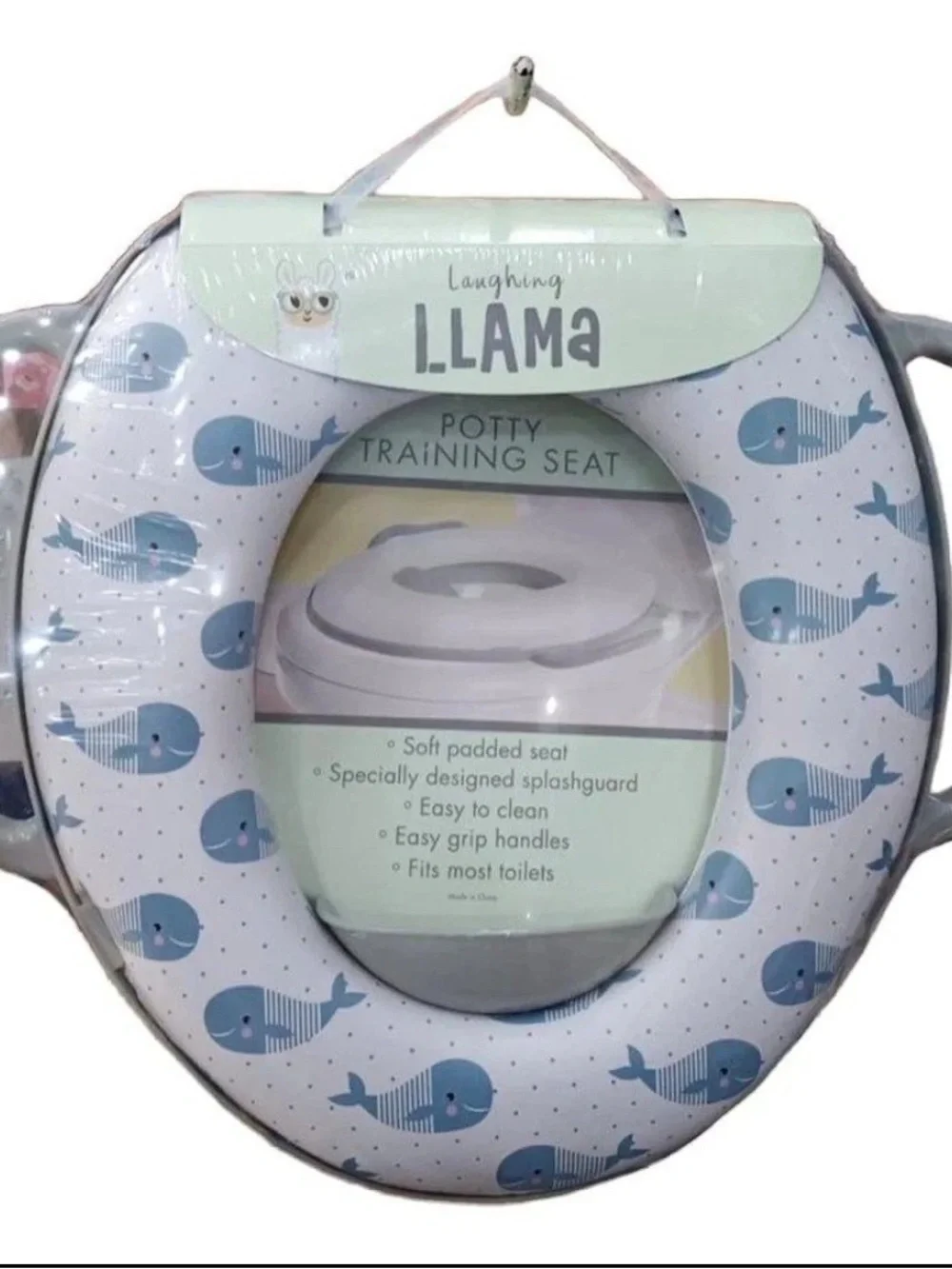 Laughing Llama Potty Training Girl Toilet Seat W/ Handle 12